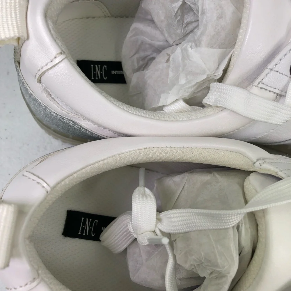 INC International Concepts Zepp White Sneakers
